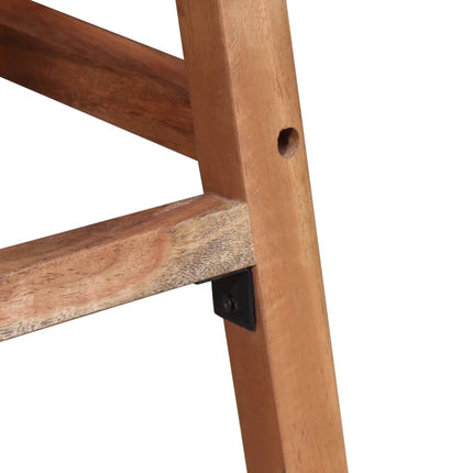 Tabourets De Bar Lot De 2 Bois D'acacia Massif