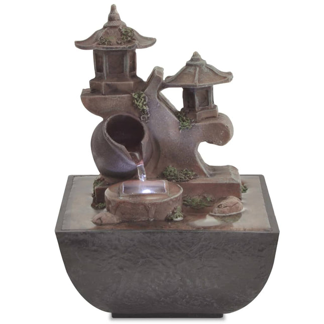 Fontaine D'intérieur Avec Lampe Led Polyrésine