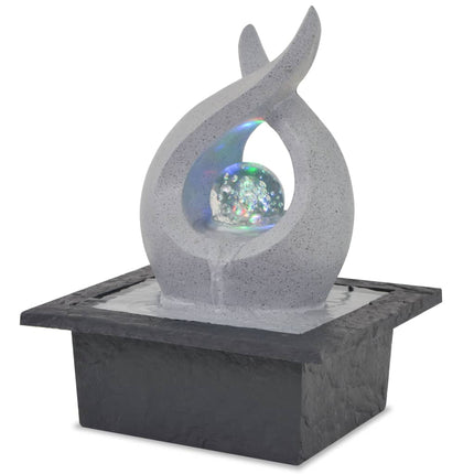 Fontaine D'intérieur Avec Lampe Led Polyrésine
