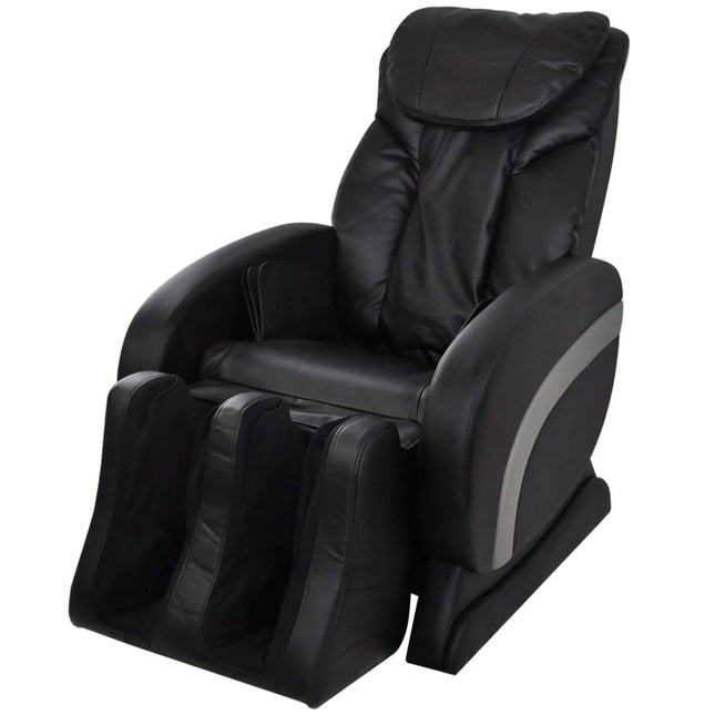 Fauteuil De Massage Noir Similicuir