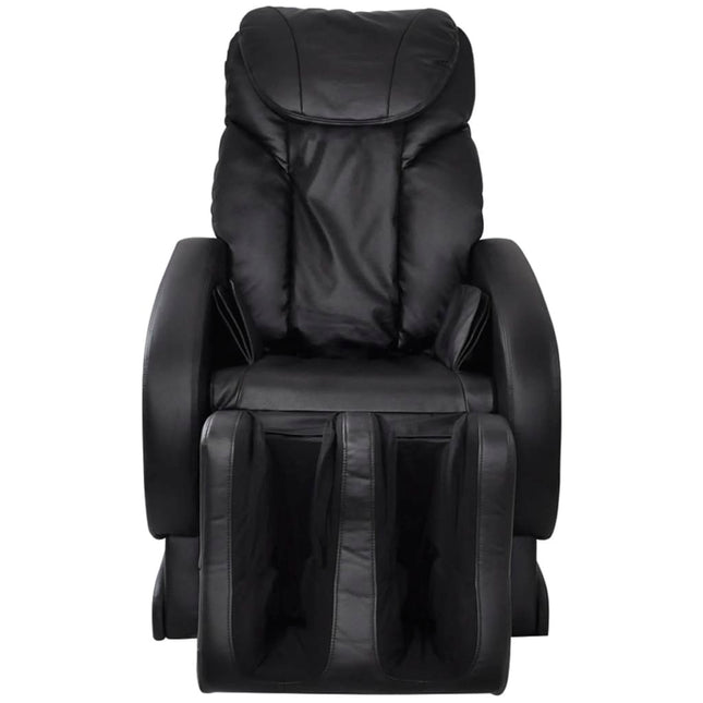 Fauteuil De Massage Noir Similicuir