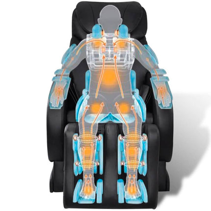 Fauteuil De Massage Noir Similicuir