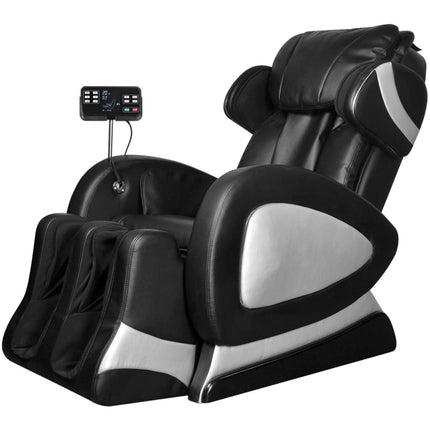 Fauteuil De Massage Avec Écran Noir Similicuir