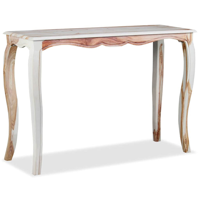 Table Console Bois Massif 110X40X76 Cm