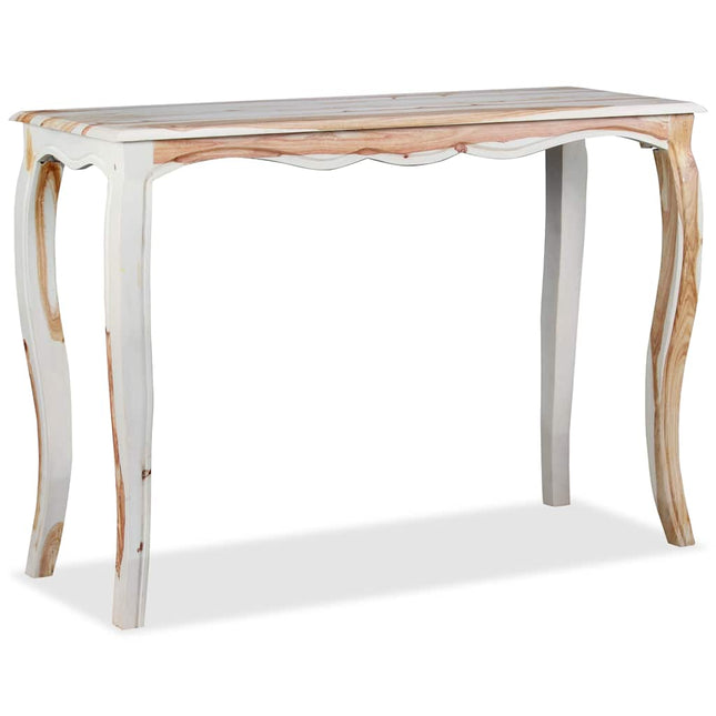 Table Console Bois Massif 110X40X76 Cm
