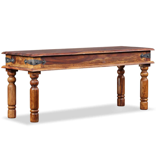Banc Bois Massif 110X35X45 Cm