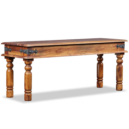 Banc Bois Massif 110X35X45 Cm