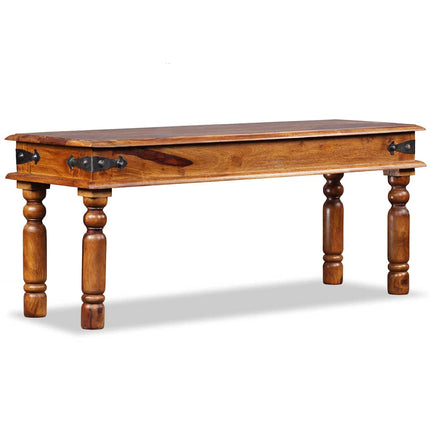 Banc Bois Massif 110X35X45 Cm