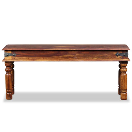 Banc Bois Massif 110X35X45 Cm