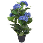 Bleu / 1 / hortensia / 60 cm