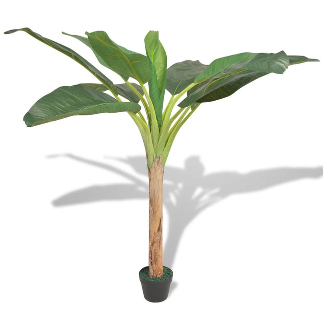 Bananier Artificiel Avec Pot Vert