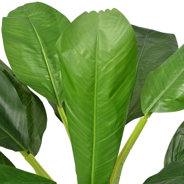 Bananier Artificiel Avec Pot Vert