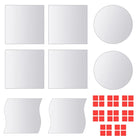 Carreau De Miroir 8 Pcs Multi-Forme Verre