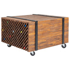 Table D'appoint En Teck 60 X 60 X 38 Cm