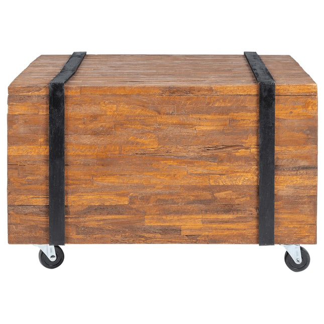 Table D'appoint En Teck 60 X 60 X 38 Cm