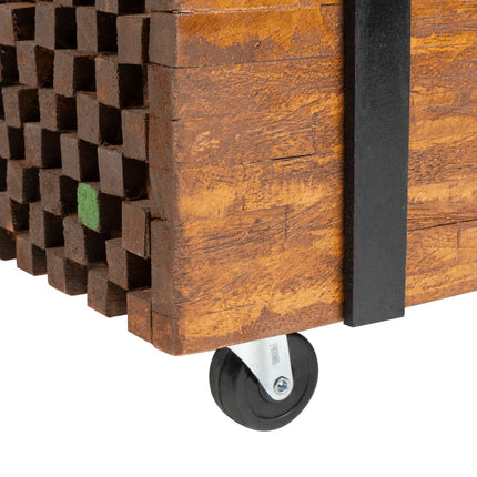 Table D'appoint En Teck 60 X 60 X 38 Cm