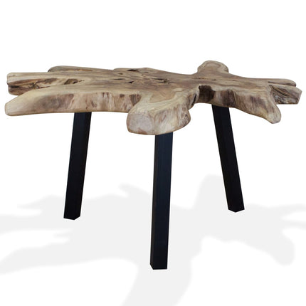 Table Basse Teck Authentique 80X70X38 Cm
