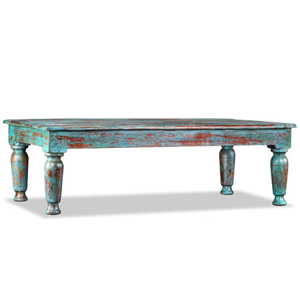 Table Basse Bois De Récupération Massif 110X60X34 Cm