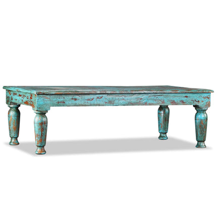 Table Basse Bois De Récupération Massif 110X60X34 Cm