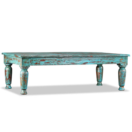 Table Basse Bois De Récupération Massif 110X60X34 Cm
