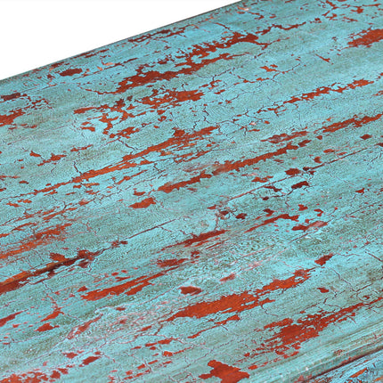 Table Basse Bois De Récupération Massif 110X60X34 Cm