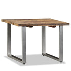 Table Basse Bois De Récupération Massif 55X55X40 Cm