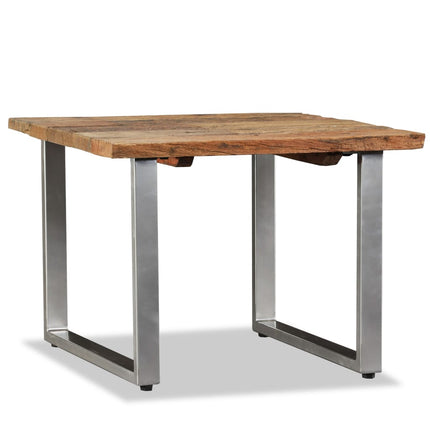 Table Basse Bois De Récupération Massif 55X55X40 Cm
