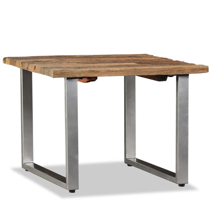 Table Basse Bois De Récupération Massif 55X55X40 Cm