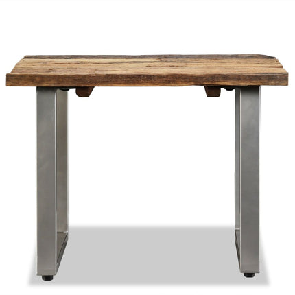 Table Basse Bois De Récupération Massif 55X55X40 Cm