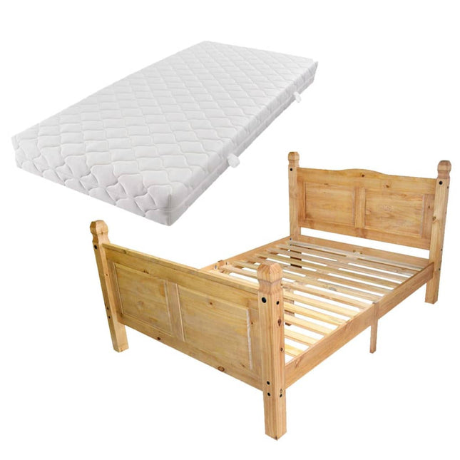 Lit Avec Matelas Pin Mexicain Corona