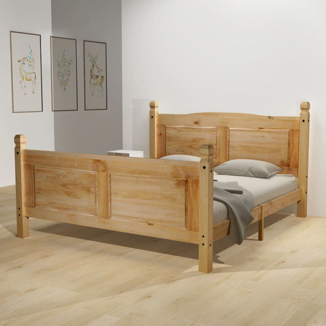 Lit Avec Matelas Pin Mexicain Corona
