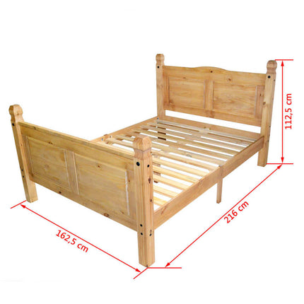 Lit Et Matelas Mousse À Mémoire Pin Mexicain Corona