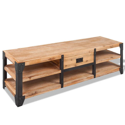 Mobilier De Salon 3 Pièces Bois D'acacia Massif