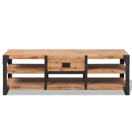 Mobilier De Salon 3 Pièces Bois D'acacia Massif