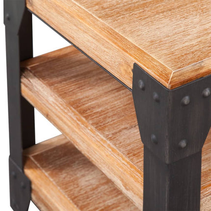 Mobilier De Salon 3 Pièces Bois D'acacia Massif