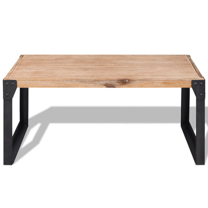 Mobilier De Salon 3 Pièces Bois D'acacia Massif