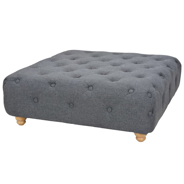 Pouf Tissu 80 X 80 X 30 Cm