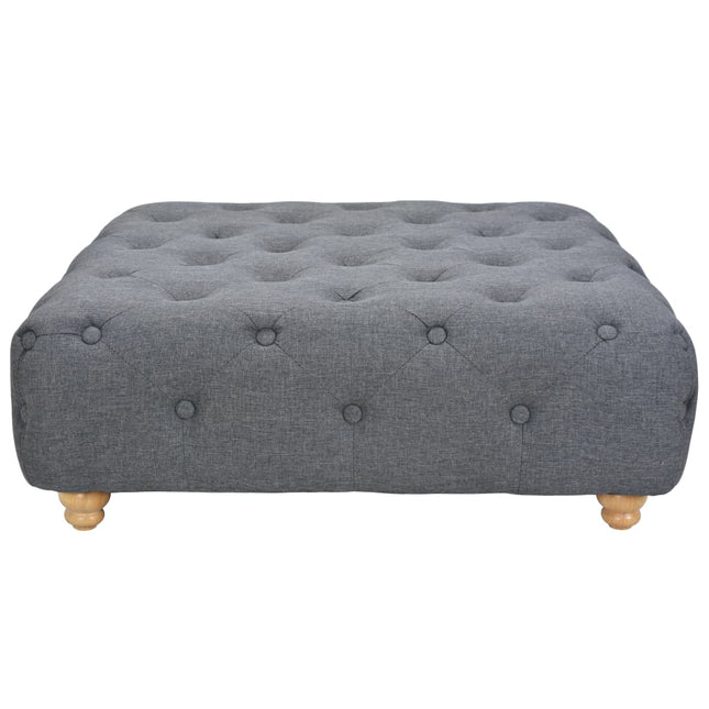 Pouf Tissu 80 X 80 X 30 Cm