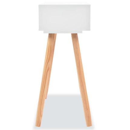 Table Console Bois De Pin Massif 80 X 30 X 72 Cm