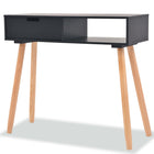 Table Console Bois De Pin Massif 80 X 30 X 72 Cm