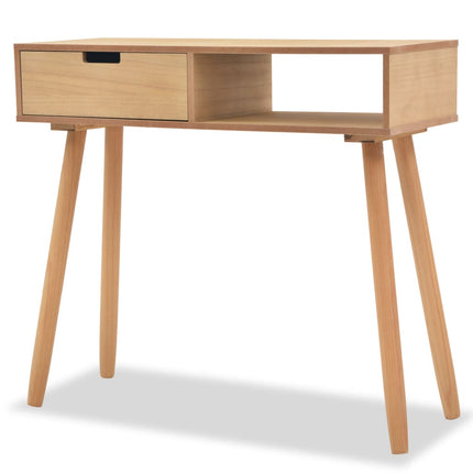 Table Console Bois De Pin Massif 80 X 30 X 72 Cm