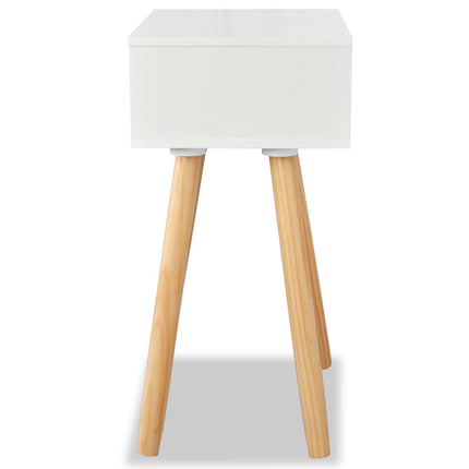 Table De Chevet 2 Pcs Bois De Pin Massif 40 X 30 X 61 Cm