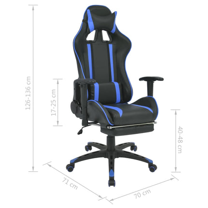 Chaise De Bureau Inclinable Avec Repose-Pied
