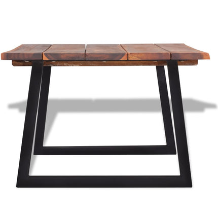 Table Basse Bois D'acacia Massif 110X60X40 Cm