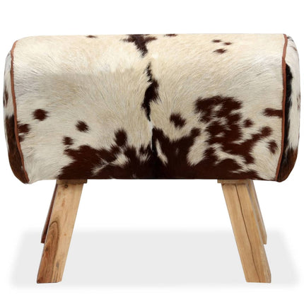 Tabouret Cuir Véritable De Chèvre
