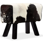 Tabouret Cuir Véritable De Chèvre