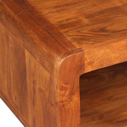 Table Basse Bois Massif Avec Finition Miel 90 X 50 X 30 Cm