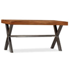 Table Basse Bois Massif Avec Finition Miel 100X50X50 Cm