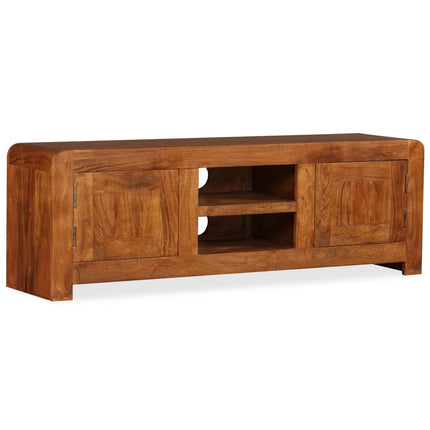 Meuble Tv Bois Massif Avec Finition Miel 120 X 30 X 40 Cm