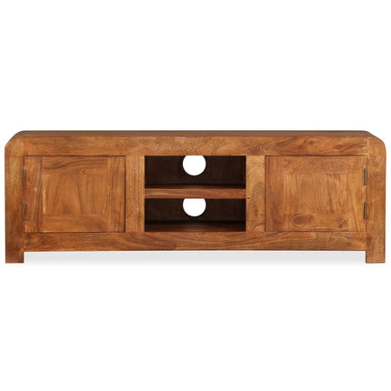 Meuble Tv Bois Massif Avec Finition Miel 120 X 30 X 40 Cm